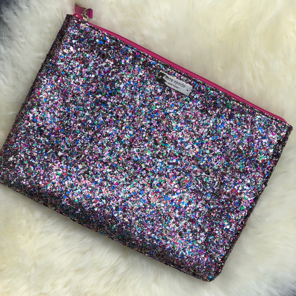 Kate spade glitter clutch ♠️ ✨
